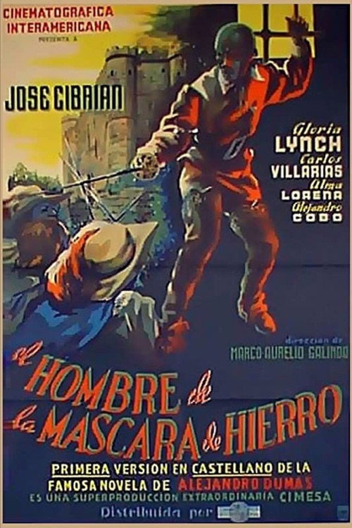 El hombre de la máscara de hierro poster 2