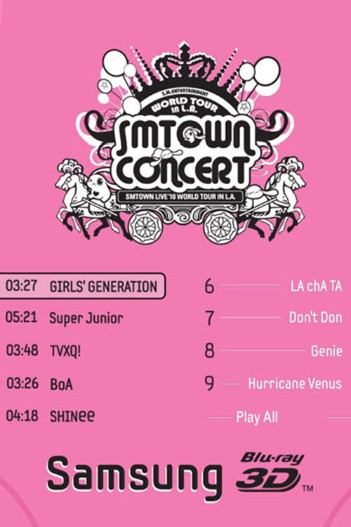 Samsung SMTown Live '10 World Tour In L.A. 3D Poster