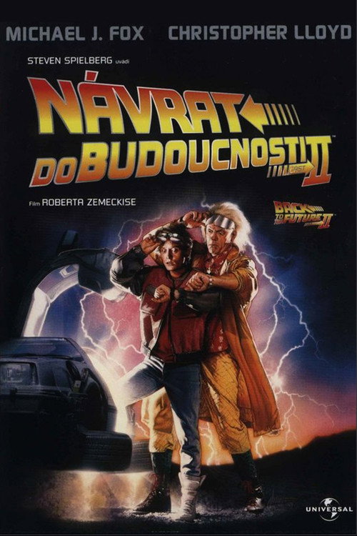 Návrat do budoucnosti II poster Návrat do budoucnosti II (1989) s českými titulky