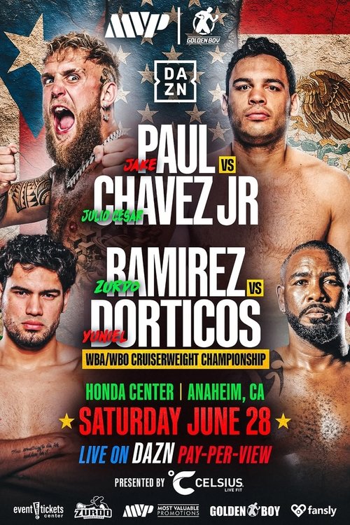 Jake Paul vs. Julio Cesar Chavez Jr Poster