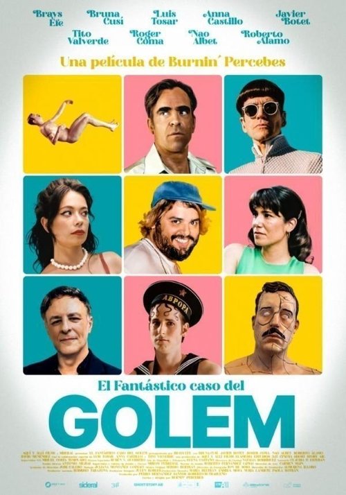 Background poster of El fantástico caso del Golem blurred