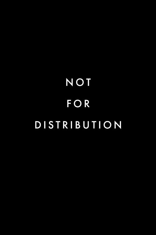 Not For Distribution 2019