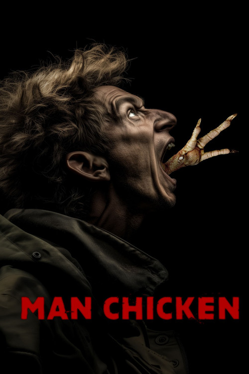 Man Chicken Poster