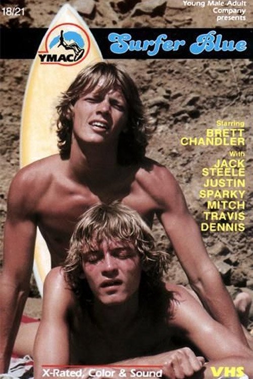 Surfer Blue Poster