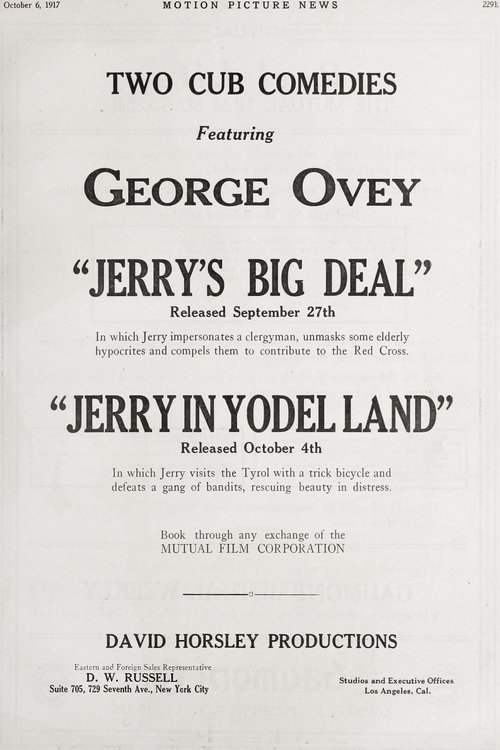 Jerry's Big Deal Poster