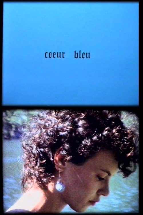 Coeur bleu Poster