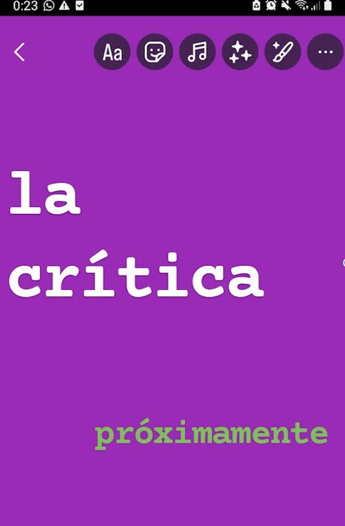 La Crítica's poster