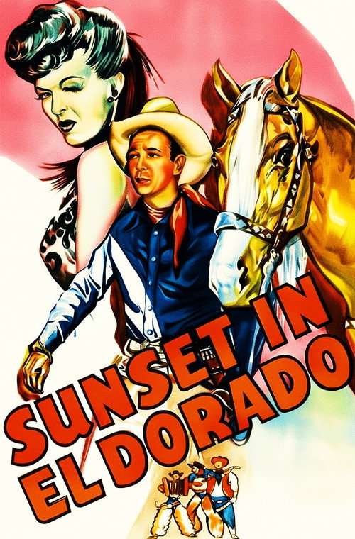 Sunset in El Dorado Poster