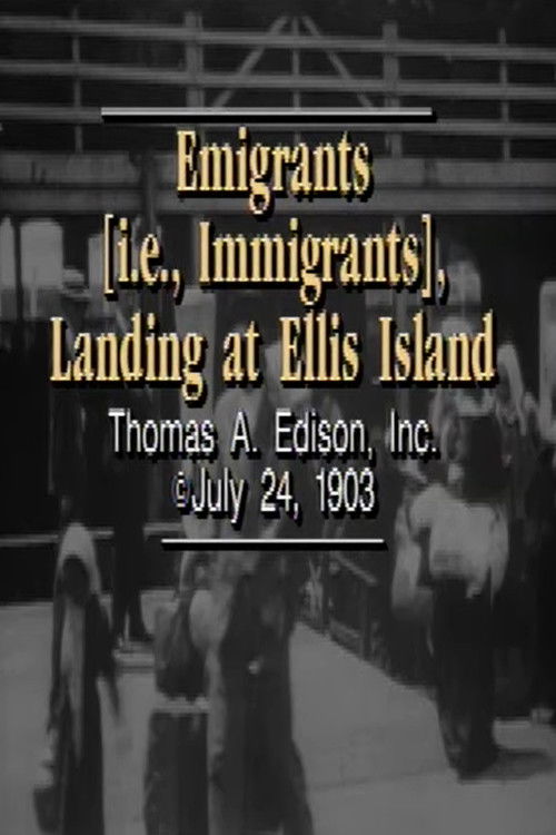 Emigrants Landing at Ellis Island 1903