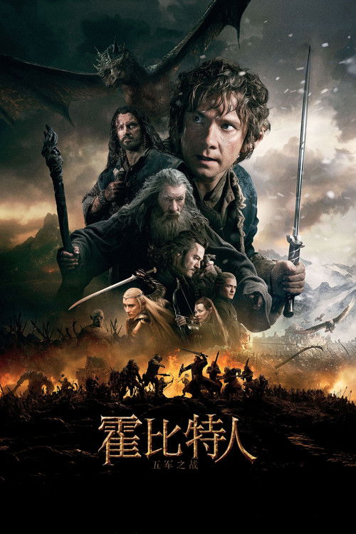 霍比特人3：五军之战电影海报