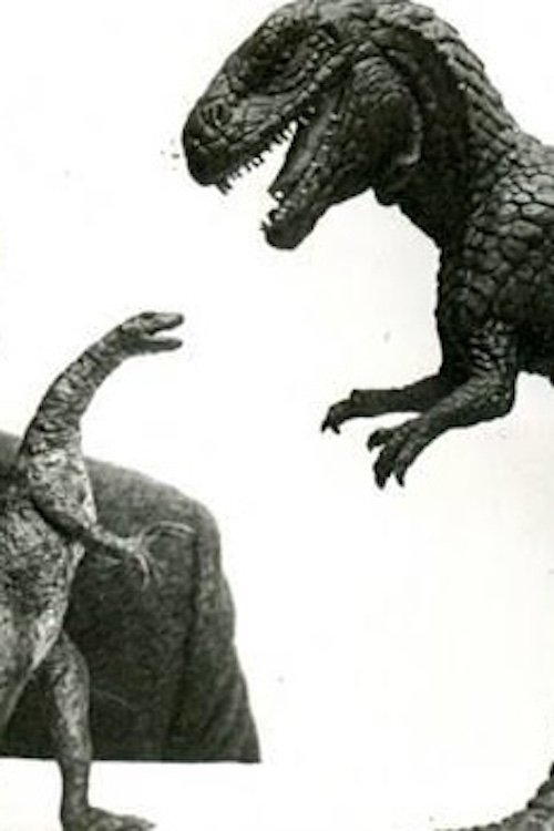 Cave Bear & Dinosaurs Poster