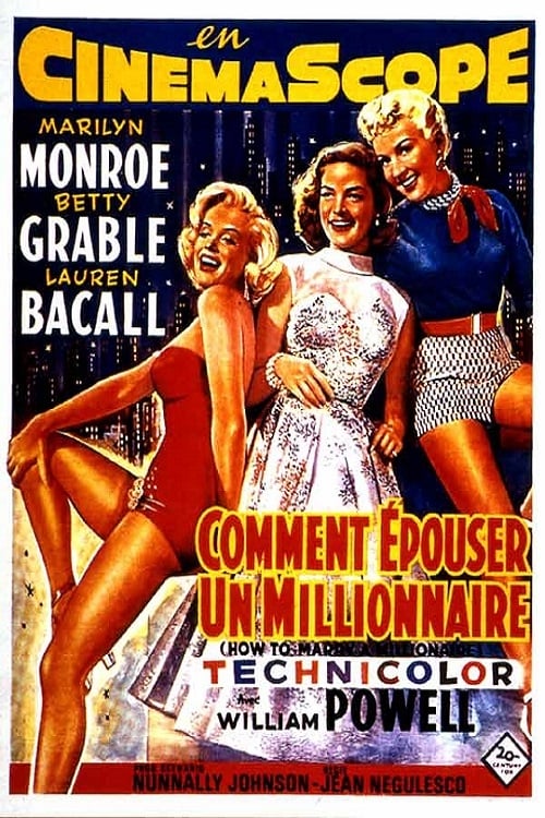 Comment épouser un millionnaire (1953) Film complet HD Anglais Sous-titre