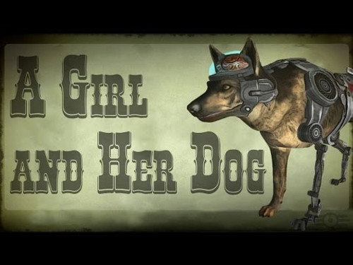A Girl and Her Dog
