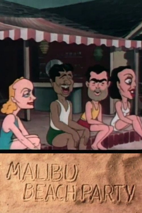 Malibu Beach Party Poster