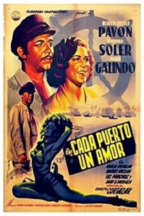 En cada puerto un amor poster 2
