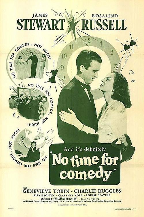 No Time for Comedy Poster
