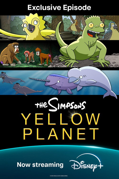 The Simpson: Yellow Planet Poster