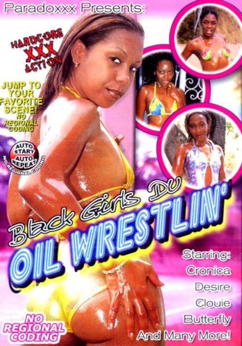 Black Girls Du Oil Wrestlin' Poster