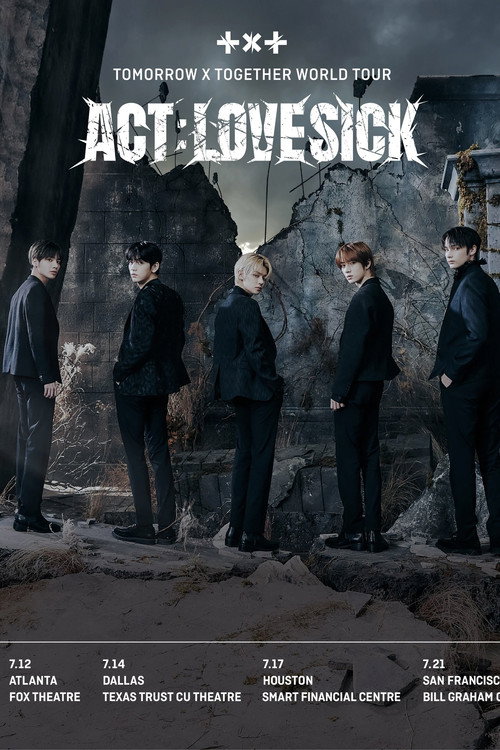 TOMORROW X TOGETHER WORLD TOUR ‘ACT: LOVE SICK’ IN SEOUL Poster