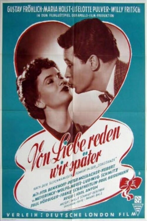Von Liebe reden wir später poster 2