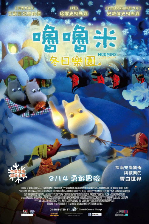 姆明与冬日仙境电影海报