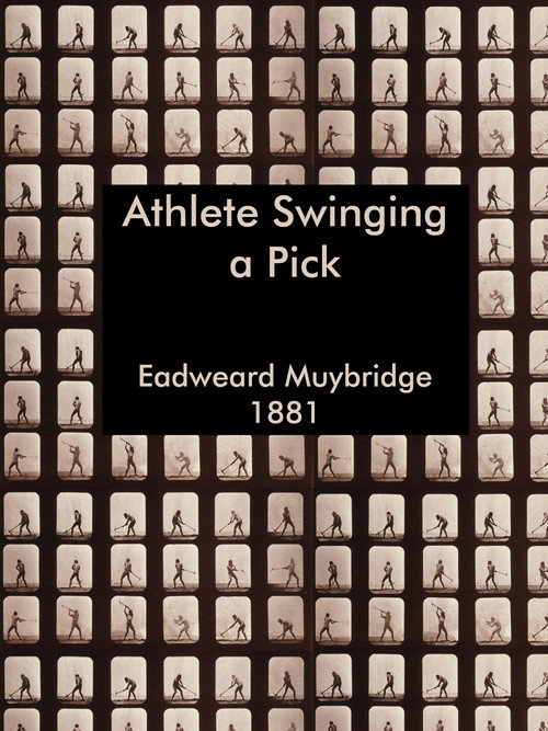 Athlete Swinging a Pick Poster