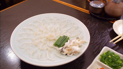 Exceptional Fugu Sashimi