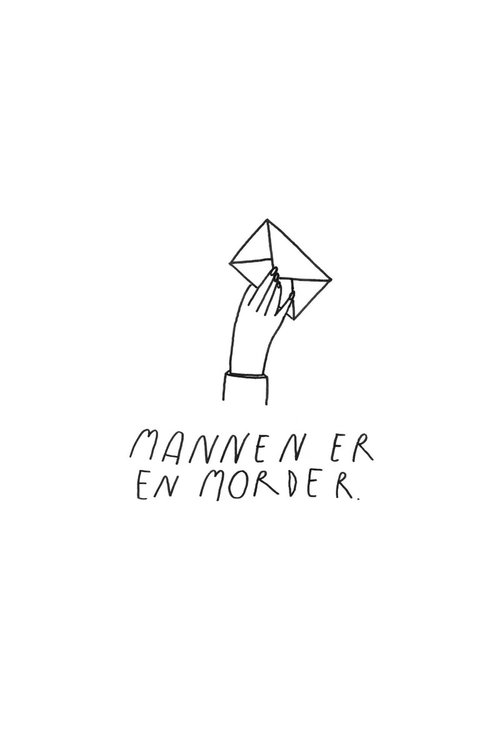 Mannen er en morder Poster