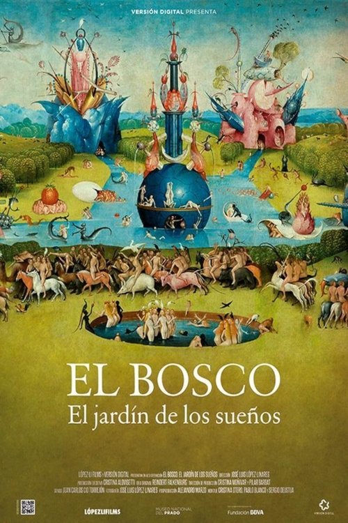 Background poster of El Bosco: el jardín de los sueños blurred