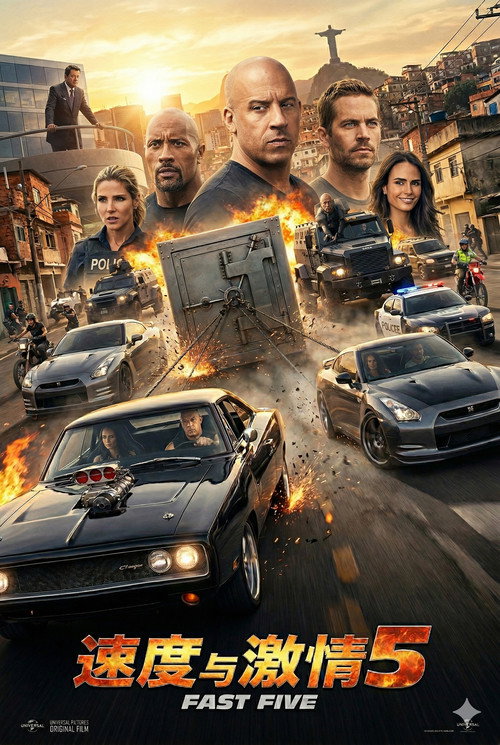 速度与激情5电影海报