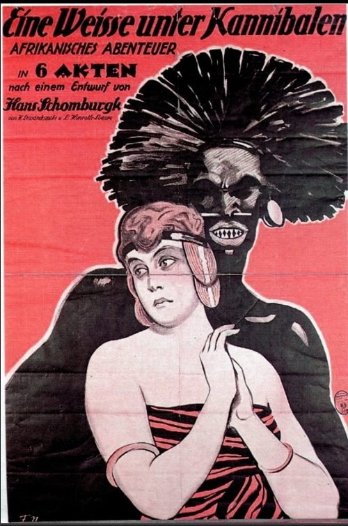 A White Woman Among Cannibals Poster