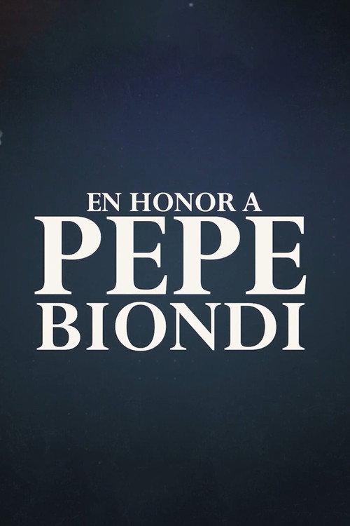 In honor of Pepe Biondi's poster