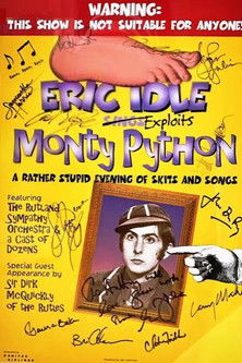 Eric Idle Exploits Monty Python Poster