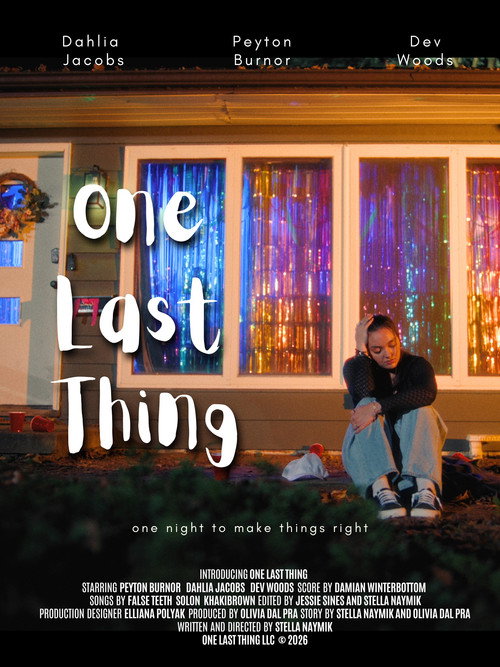 One Last Thing's poster