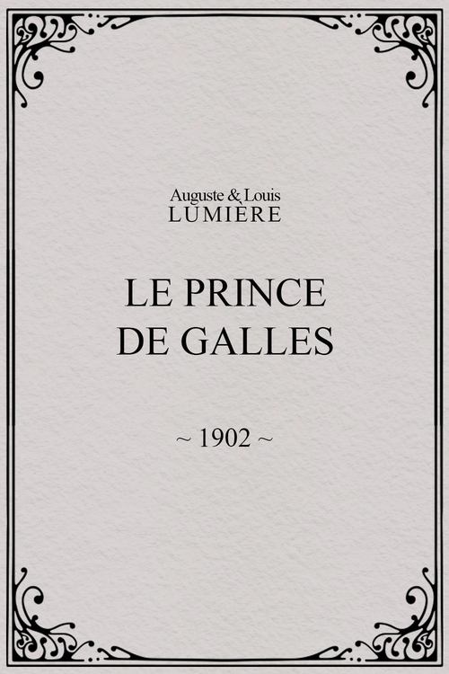 Le prince de Galles Poster