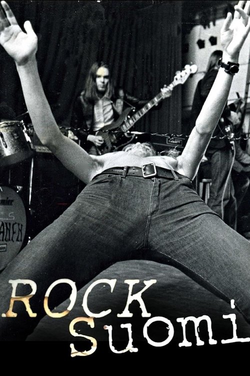 Background poster of Rock-Suomi blurred