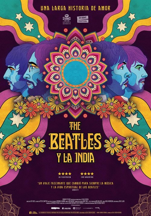 Poster of Los Beatles y la India