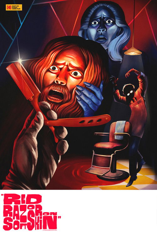 Red Razor On Soft Skin