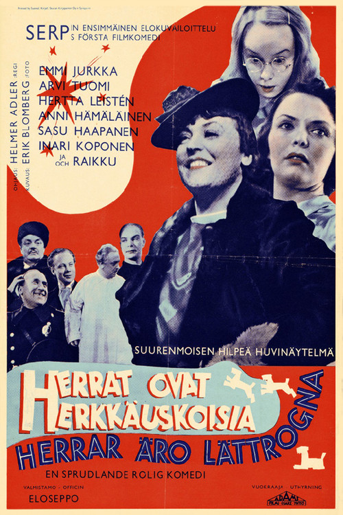 Herrat ovat herkkäuskoisia Poster