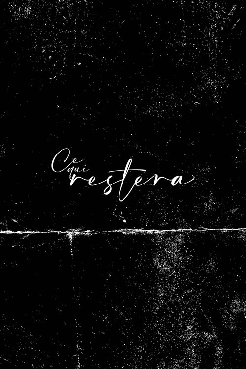 Ce qui restera Poster