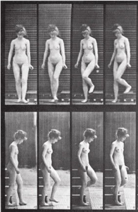 Woman Walking Downstairs