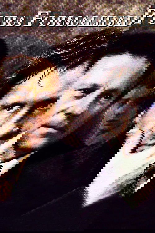Background poster of Una pura formalità blurred