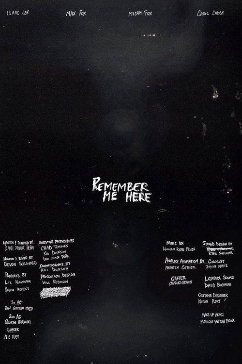Remember Me Here Poster