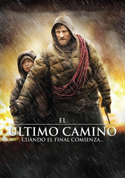 Background poster of El último camino blurred