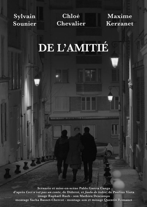 De l’amitié Poster