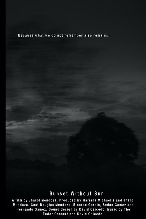 Background poster of Atardecer sin sol blurred