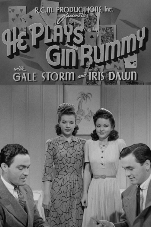 He Plays Gin Rummy Poster