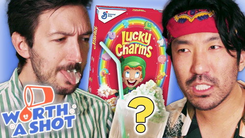 Pro Mixologist Tries To Make A Lucky Charms Cocktail