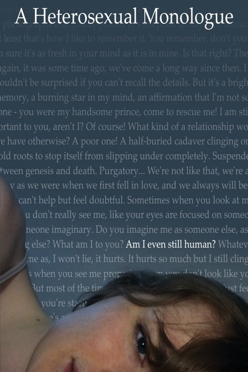 A Heterosexual Monologue Poster