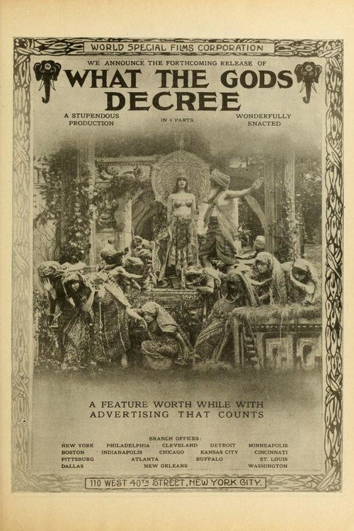 What the Gods Decree poster 2